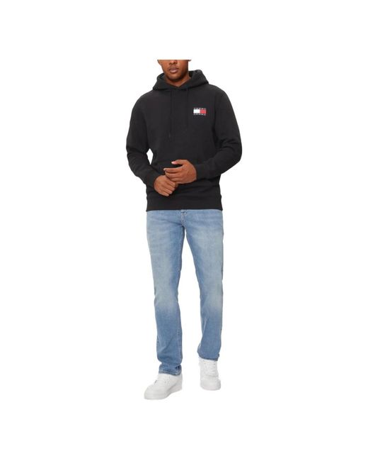 Hoodies di Tommy Hilfiger in Black da Uomo