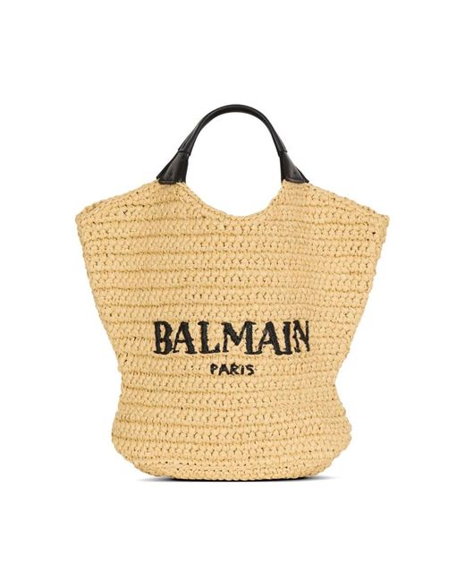 Balmain Metallic Shopping Bags