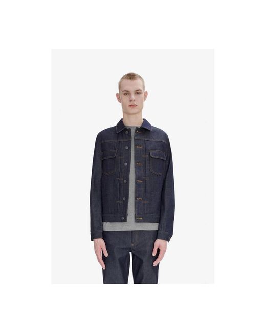 A.P.C. Jean Work Jacket in Blue für Herren