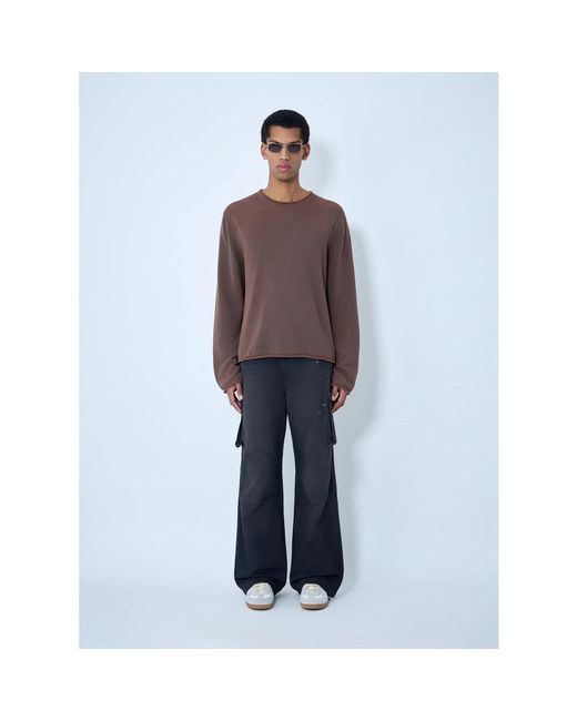 Our Legacy Brown Round-Neck Knitwear for men