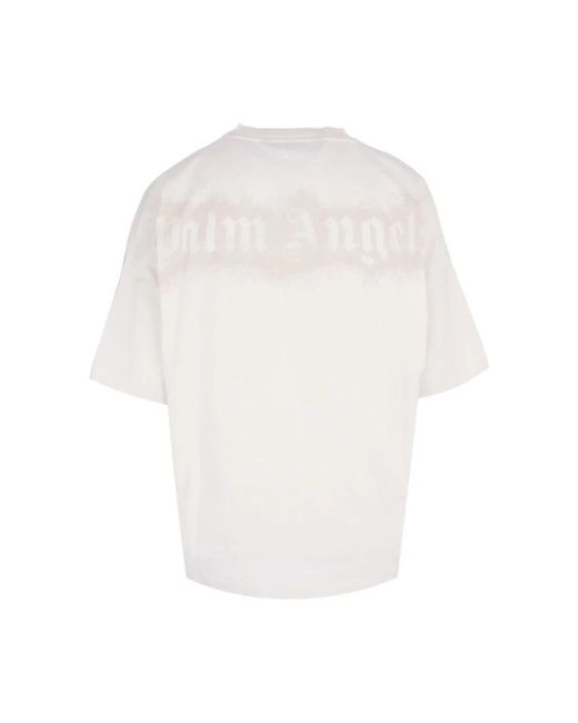 Palm Angels White T-Shirts for men