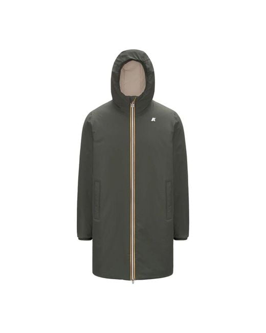 K-Way Stylische Leichte Jacke Für Männer in Green für Herren