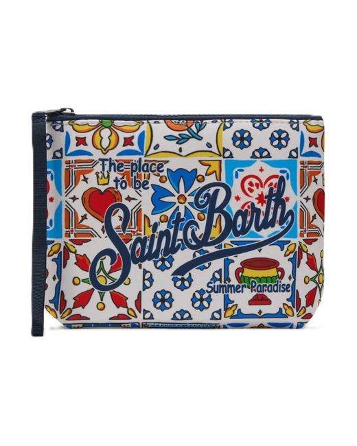 Mc2 Saint Barth Blue Clutches