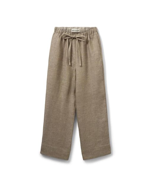 Sofie Schnoor Gray Wide Trousers