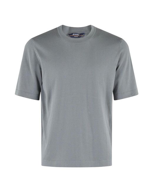 K-Way Gray T-Shirts for men