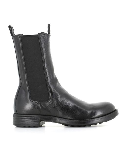 Officine Creative Black Chelsea Boots