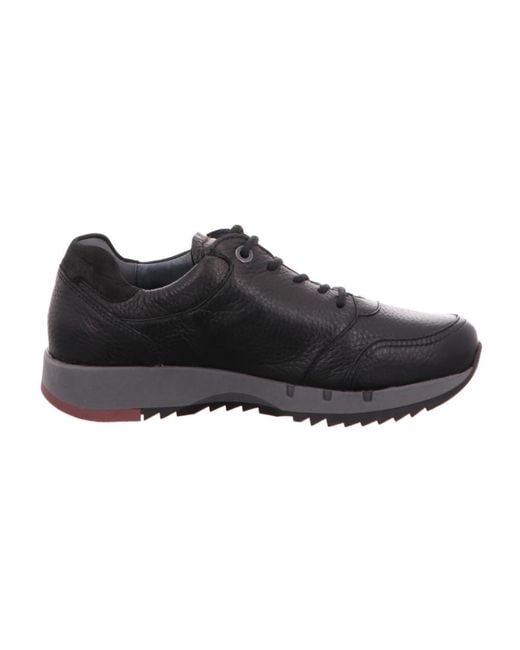 Waldläufer Schnürschuhe Schwarz in Black für Herren