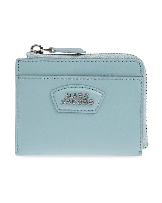 Marc Jacobs Accessoires ,Blauw ,Leer Leren Kaarthouder in het Blue