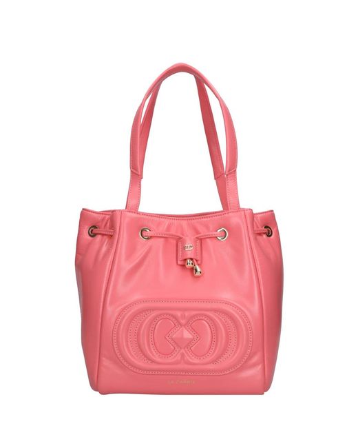 La Carrie Pink Bucket Bags