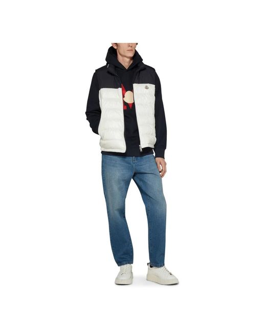 Moncler Blue Cerces Sleeveless Puffer Jacket for men