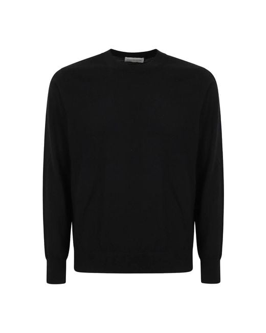 Dries Van Noten Black Round-Neck Knitwear for men