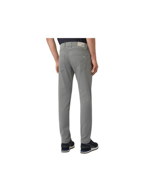 Harmont & Blaine Gray Slim-Fit Trousers for men
