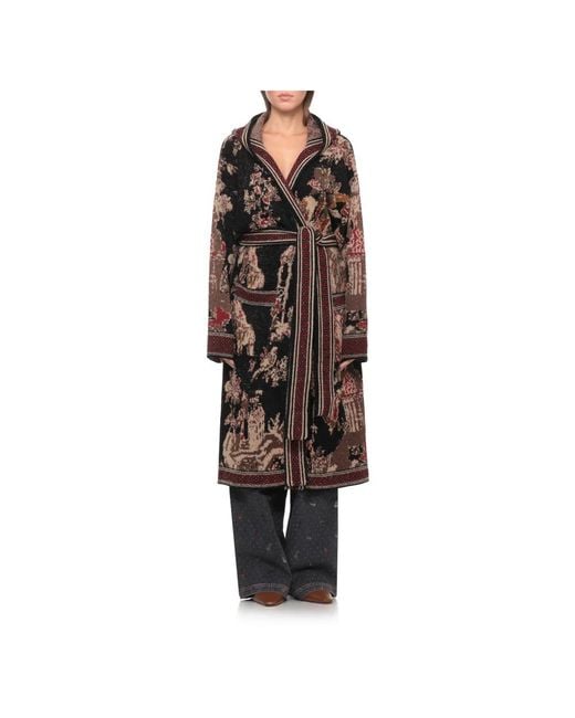 Etro Black Long Knitwear