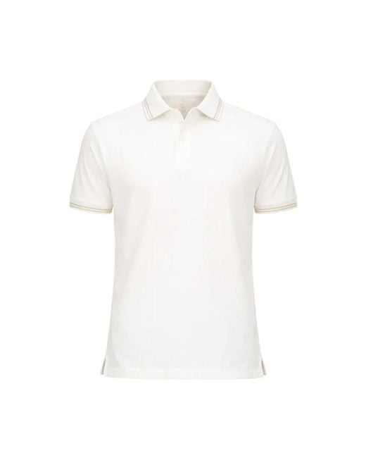 Emporio Armani White Polo Shirts for men
