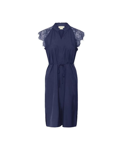 Cream Kleedjes ,Blauw ,Crnola Lace Dress in het Blue