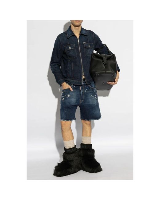 Denim Jackets di DSquared² in Blue da Uomo