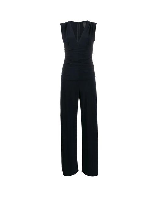 Norma Kamali Jumpsuits & Playsuits ,Blauw ,Blauwe Stijlvolle Top in het Black