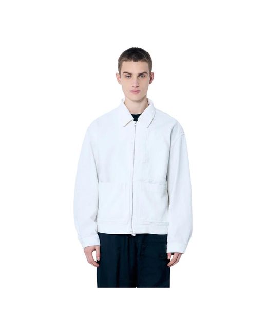 Dries Van Noten White Light Jackets for men
