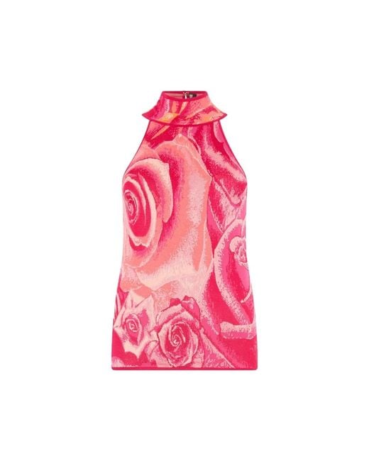 Roberto Cavalli Pink Sleeveless Tops