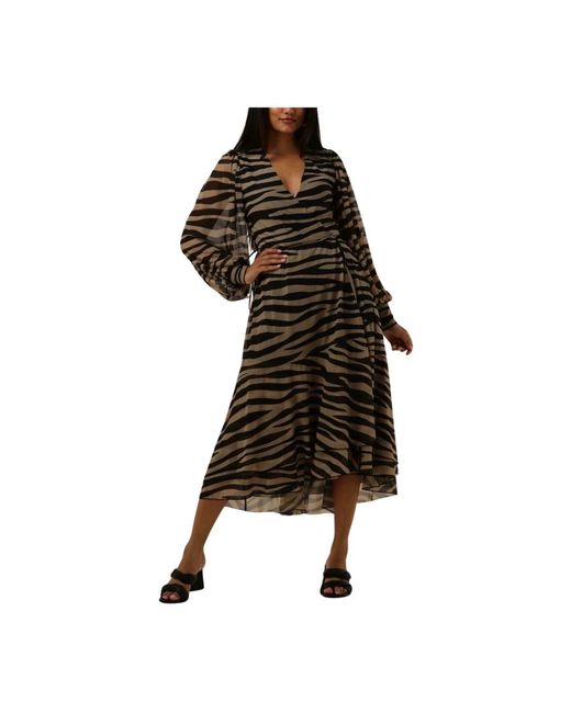 Bruuns Bazaar Midi Dresses in het Black