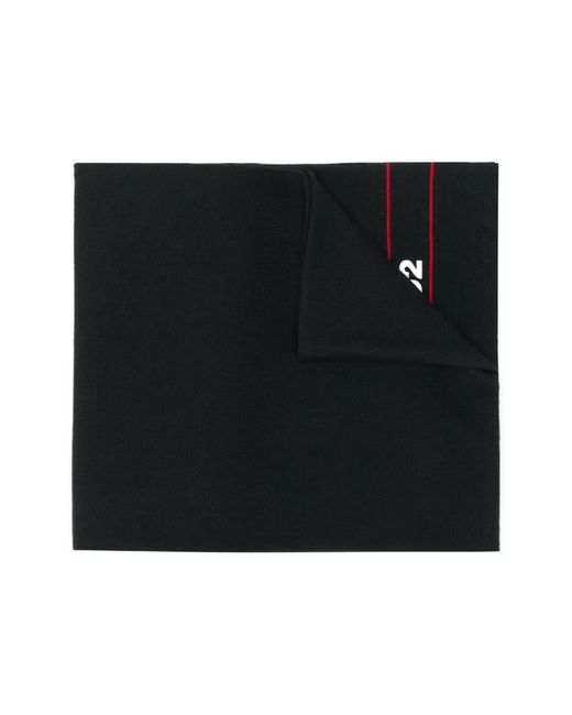 Winter Scarves di DSquared² in Black da Uomo