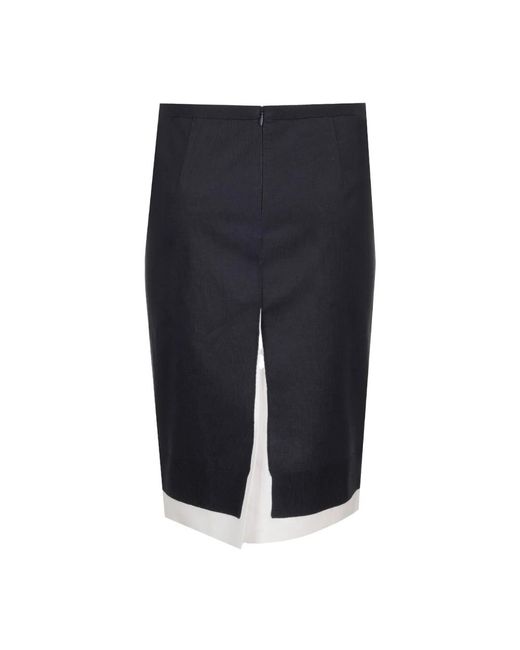 Miu Miu Blue Midi Skirts