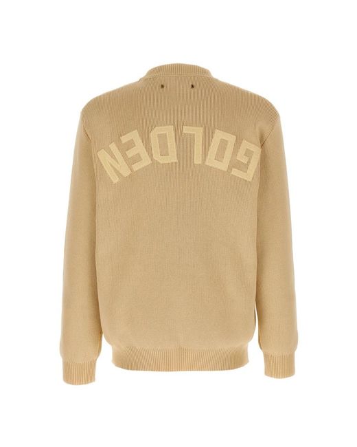 Golden Goose Deluxe Brand Natural Round-Neck Knitwear for men