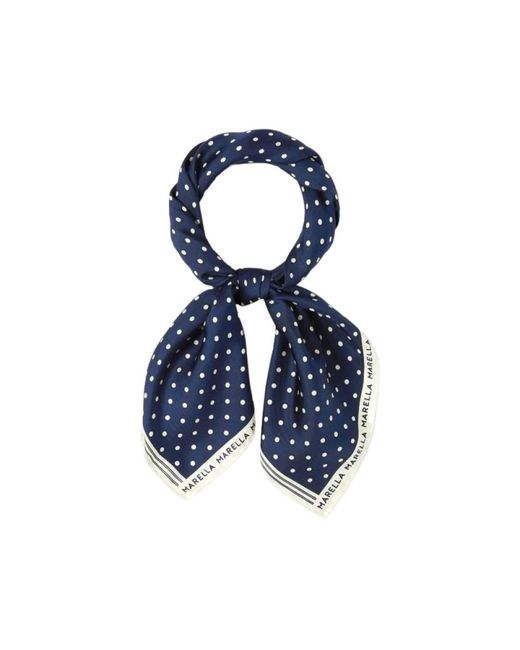 Marella Blue Silk Scarves