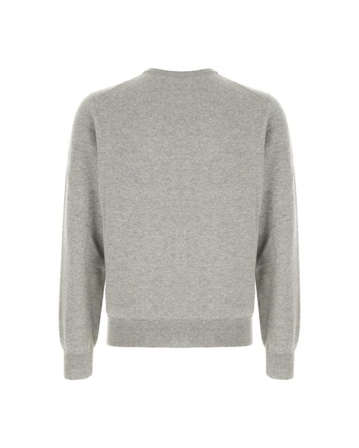 Malo Gray Cashmere Knitwear for men