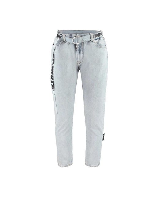 Off-White c/o Virgil Abloh Blue Slim-Fit Jeans