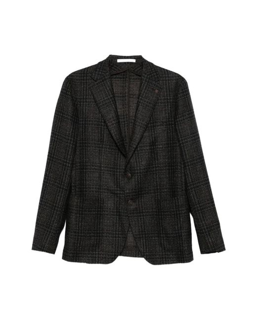 Tagliatore Black Blazers for men