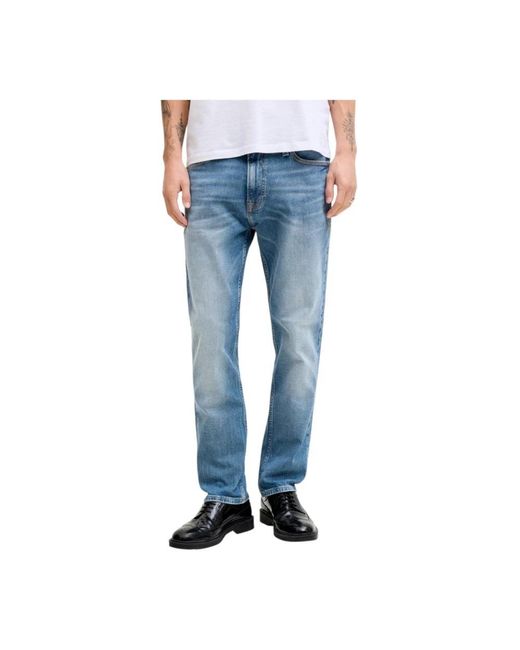 Jack & Jones Blue Straight Fit Jeans for men