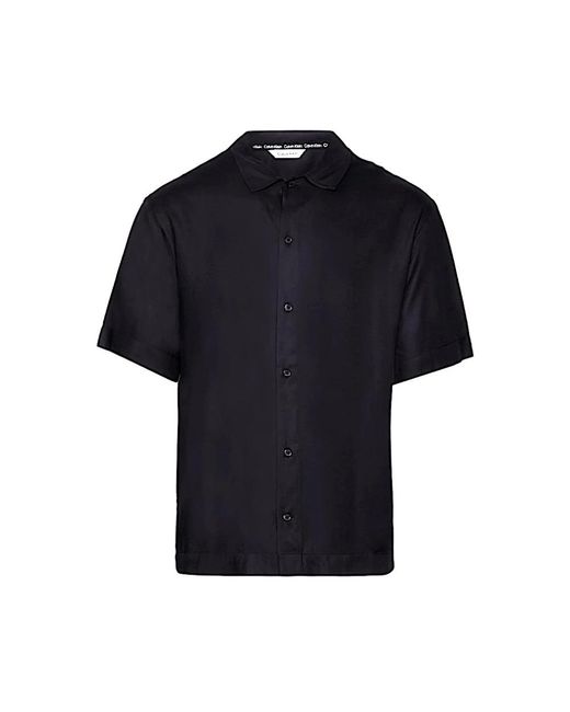 Calvin Klein Black Short Sleeve Shirts for men