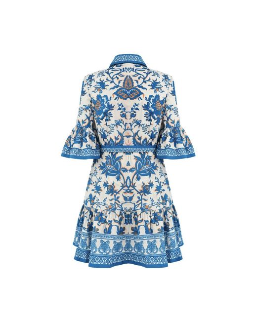 Etro Korte Overhemdjurk in het Blue