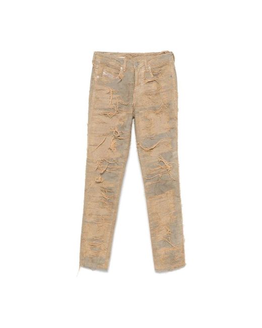 Slim-Fit Jeans DIESEL de color Natural