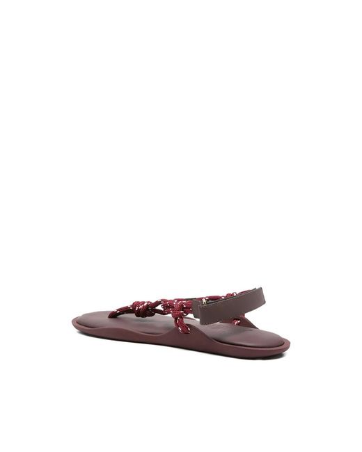 FLOWZE Red Flat Sandals