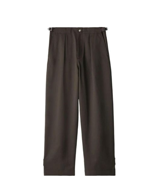 Burberry Gray Wide Trousers