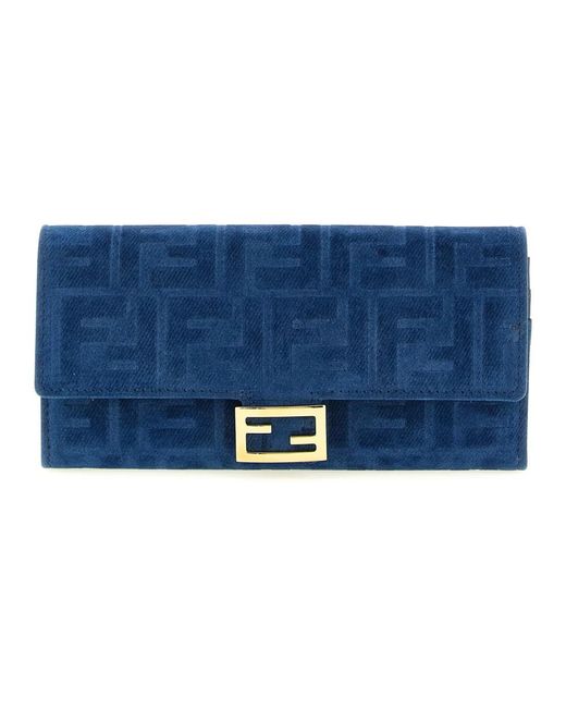 Fendi Blue Wallets & Cardholders