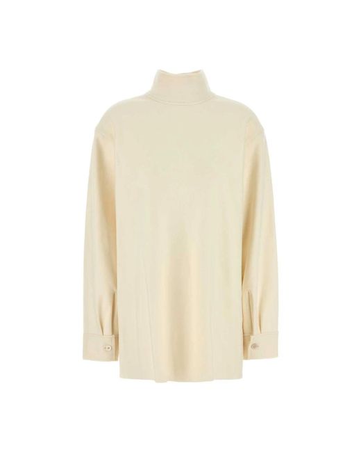 Jil Sander White Turtlenecks