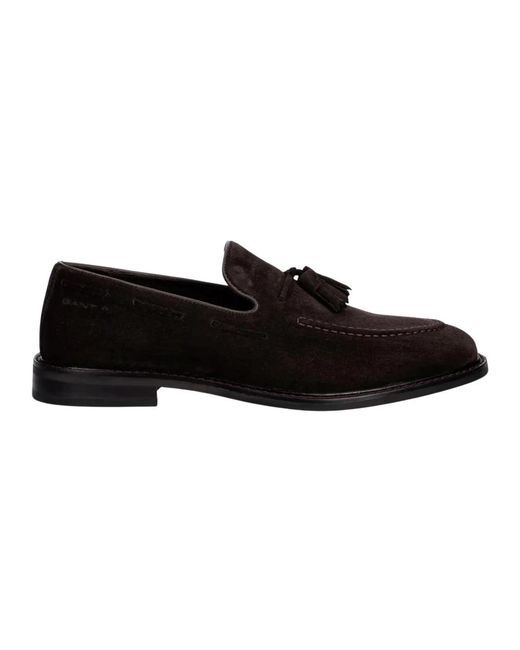Gant Lozham Wildleder Loafer in Black für Herren