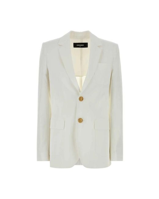 DSquared² White Blazers