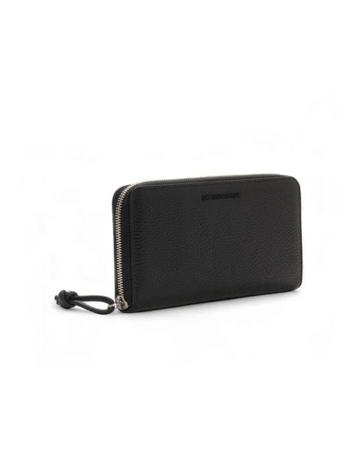 Emporio Armani Black Wallets & Cardholders for men