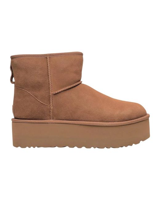 Ugg Brown Classic Mini Platform