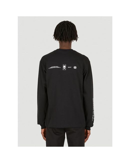 Death Cigarettes Black Long Sleeve T-Shirts for men