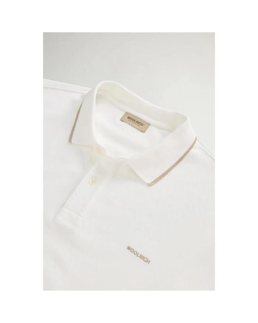 Woolrich White Polo Shirts for men