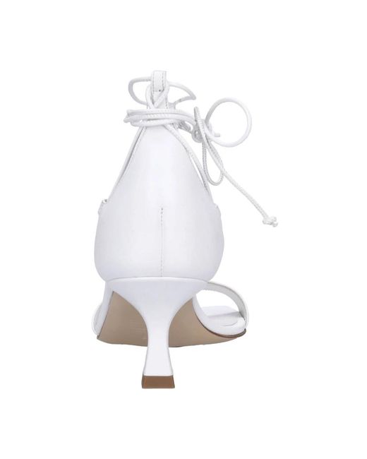 Casadei White High Heel Sandals