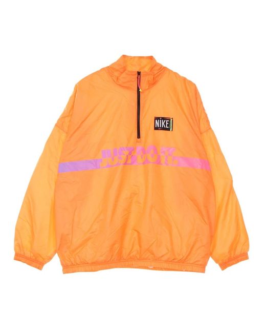 Nike Fitness ,Oranje ,Polyester Lichtgewicht Jack in het Orange
