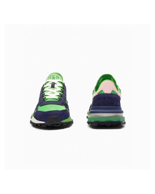 Lacoste Aktiver textil grün & marine sneaker in Green für Herren