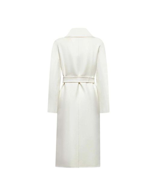 Belted Coats Max Mara en coloris White