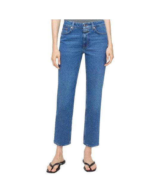 Closed Blue Straight Fit Jeans